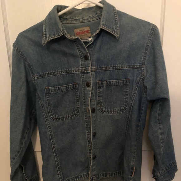 Jordache original Jean wear shirt, 100% cotton-size 12 - metal buttons - Picture 2 of 7